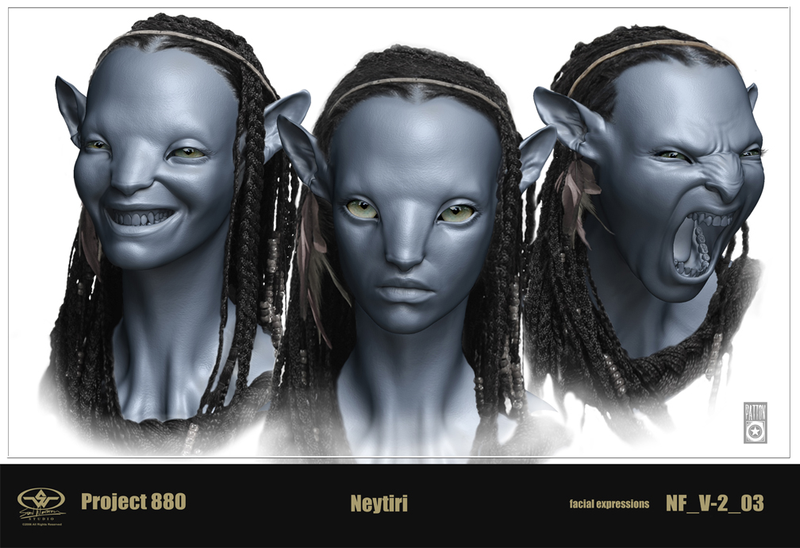 Illustration for article titled Avatar 3-D Sculpts